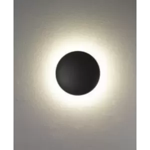 Circular Black wall light profile