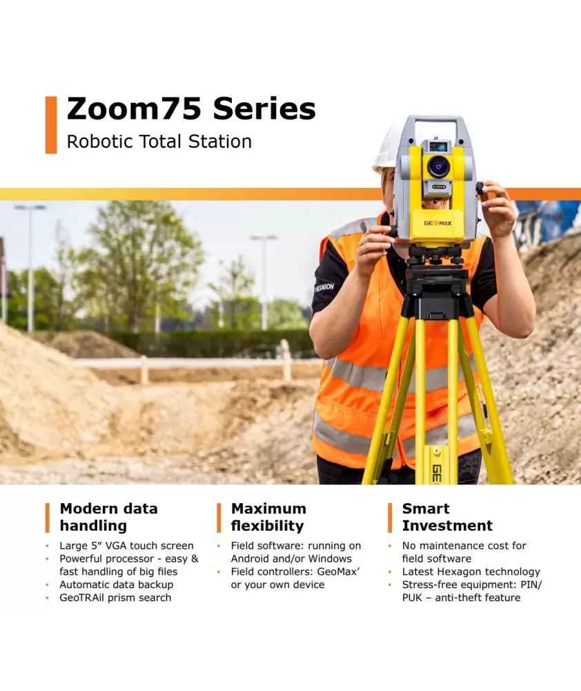 Geomax Zoom 75 Robotic Total Station