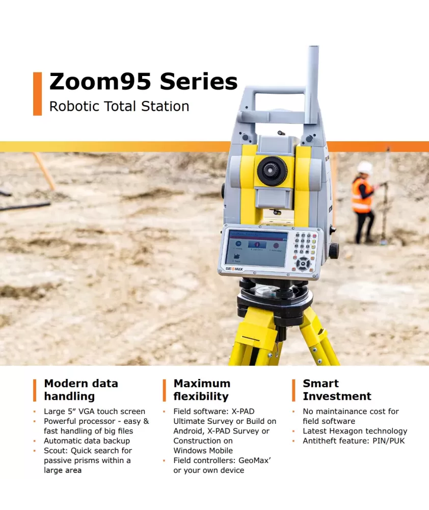 Geomax Zoom 95 Robotic Total Station